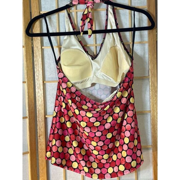 It Figures Sz 16 Polka Dot Tankini Top - Picture 4 of 11